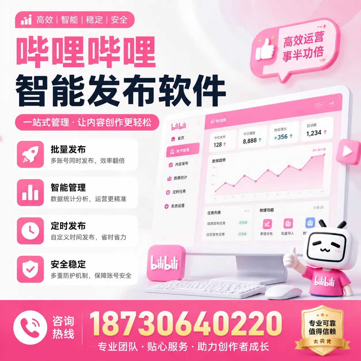 如何评估哔哩哔哩智能发布软件的ROI？铜陵 企业必读